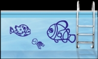 Poolaufkleber Classic 6
