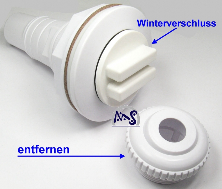 Abonda Winterstopfen Für Pool-Skimmer – Edelstahl & Silikon, 25-63 Mm, Zum Schutz Vor Frostschäden, Für Überwinterung