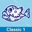 Poolaufkleber Classic 1