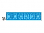 Poolaufkleber Bord�re Q8