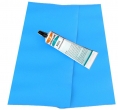 Folien Reparatur Kit mit Folie blau 0,6 mm
