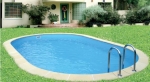 Langform Becken 4,00 x 7,15 m 1,50 h