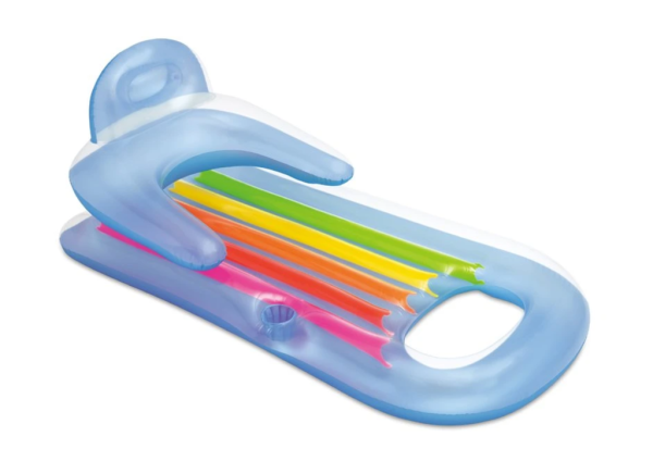 INTEX Luftmatratze Wet Set Tanning blau
