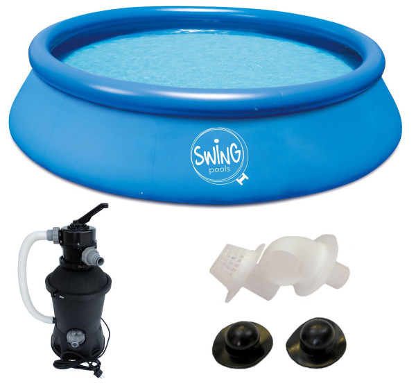 Quick-Up-Pool 4,57 x 1,07 m mit Sandfilter Kompakt Sun
