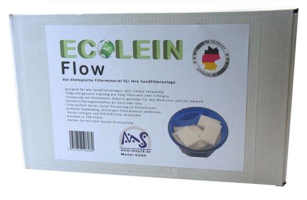 Ecolein® Flow 320g für 25 kg Filtersand und Filterglas