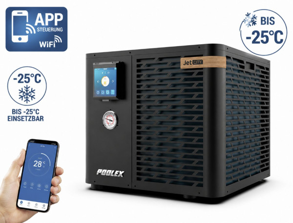 Poolex Jet City 4 kW Wärmepumpe Inverter Jet City 40
