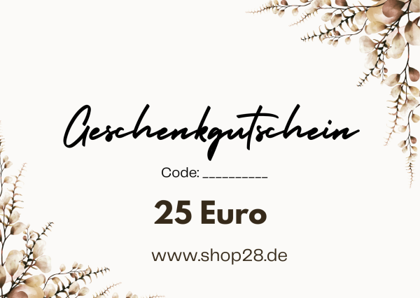 Geschenkgutschein Neutral