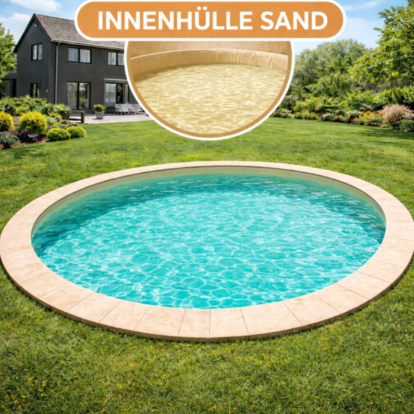 Poolfolie Sand 3,60 x 0,90 m / 0,25 mm