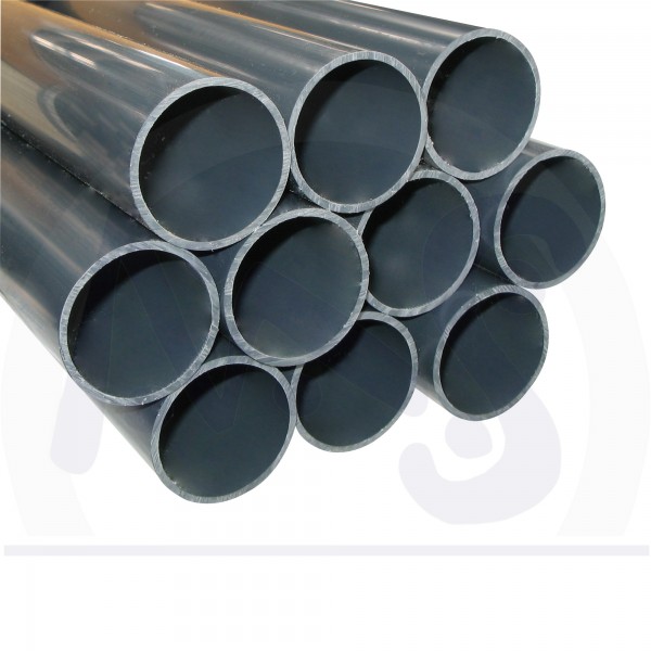 6 m PVC Druck Rohr d 50 mm 3 x 2 m
