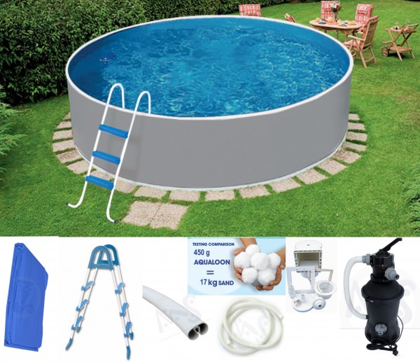Filterglas 3x 25 kg 1,0-2,00 mm SET Pool Schwimmbad Filtermedium