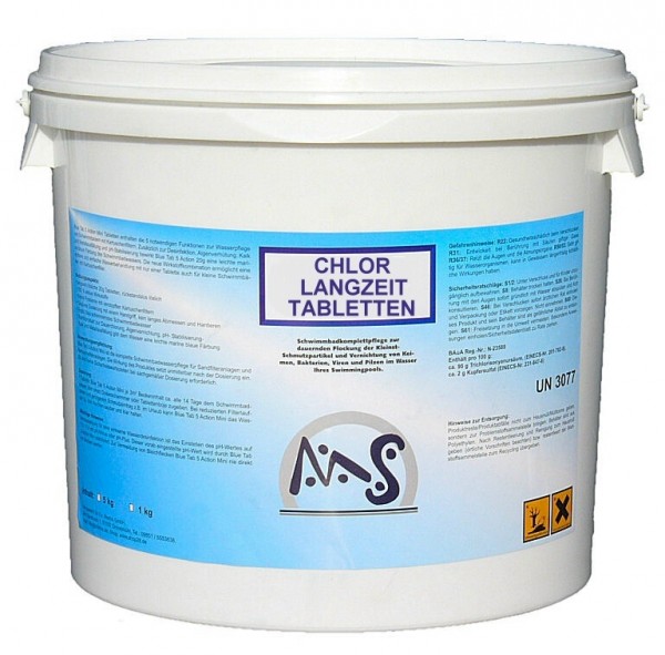 Chlortabletten Langzeit 5 kg Eimer