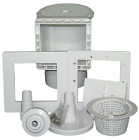 Skimmer Mega mit Einlaufdüse und Abdeckrahmen Skimmer Mega mit Einlaufdüse und Abdeckrahmen