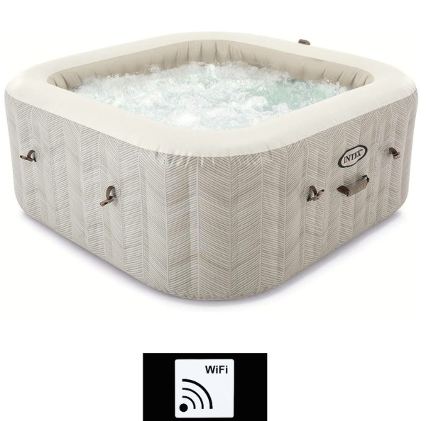 Intex Whirlpool PureSpa Chevron DeLuxe HWS 800 viereckig