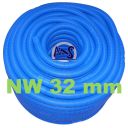 Poolschlauch blau / schwarz NW 32