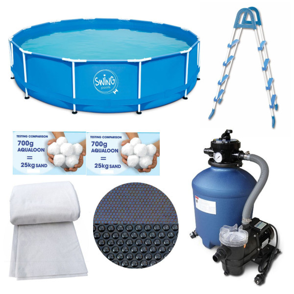Frame-Pool 457 x 122 cm STARTER-SET