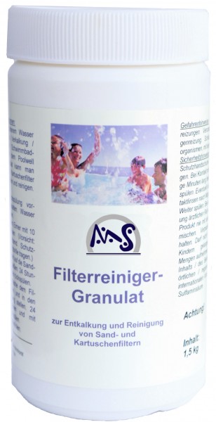 Sandfilter-Reinigungsmittel 1,5 kg