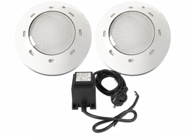 Aufbauscheinwerfer-Set LED mit Trafo 50 W