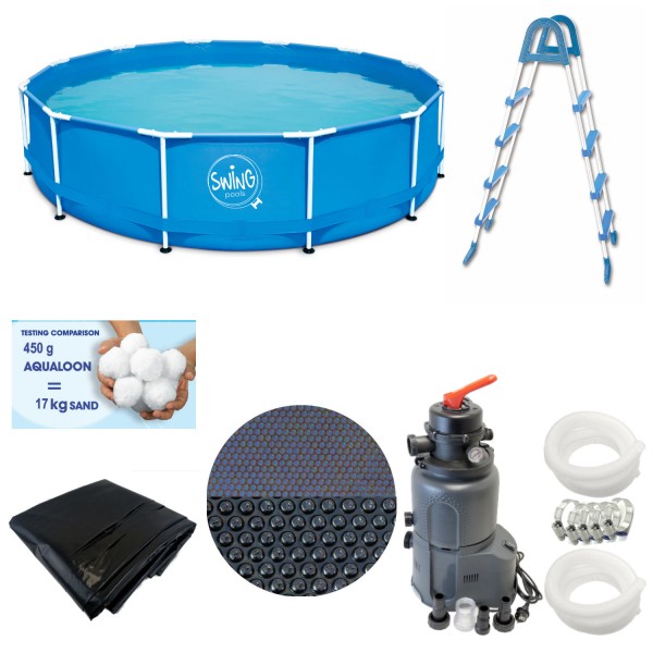 Frame-Pool 457 x 122 cm STARTER-SET