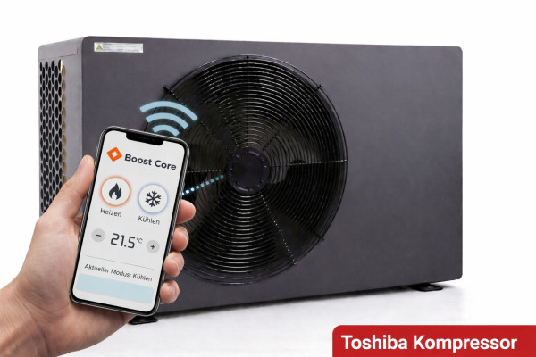 Wärmepumpe BP-85HS-A 8,45 kw mit WiFi mit Toshiba-Kompressor