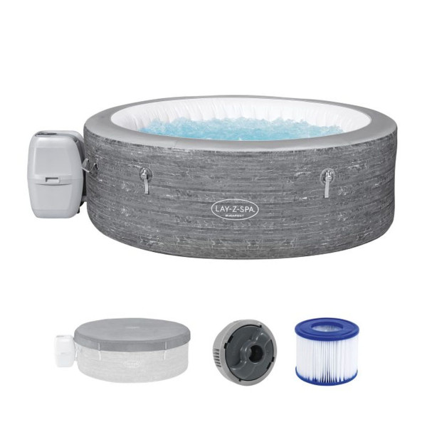 Bestway® LAY-Z-SPA® ECO WLAN-Whirlpool Budapest AirJet™ Ø 196 x 66 cm, rund