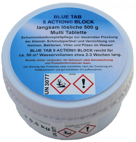Blue Tab 5 Action® Block 500 g