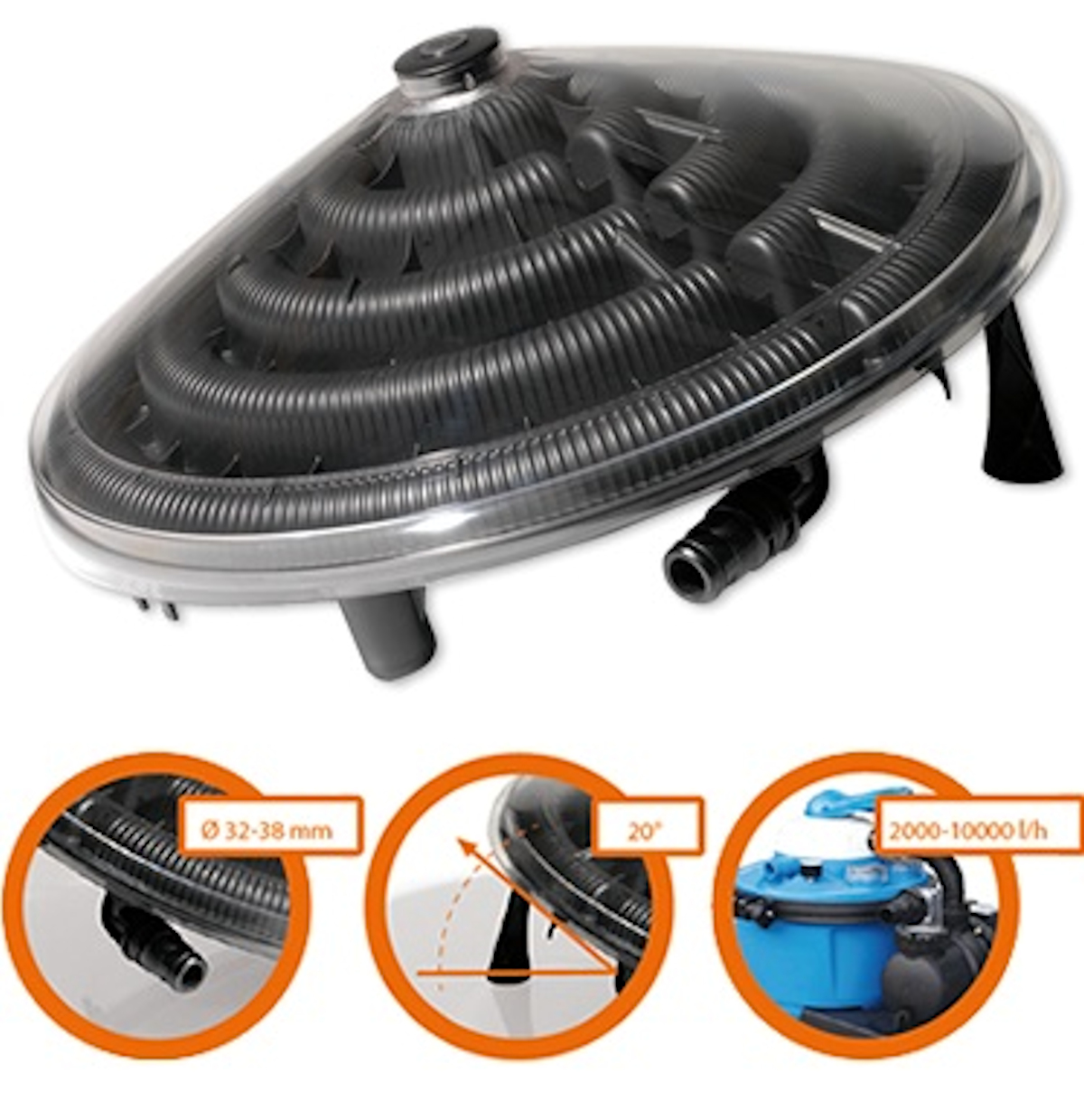 Poolheizung Solarkugel Sunny Solarerwärmung Pool Heizung Shop28