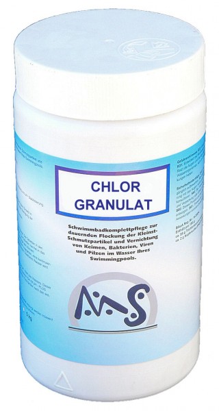 Chlor Granulat 1 kg Dose