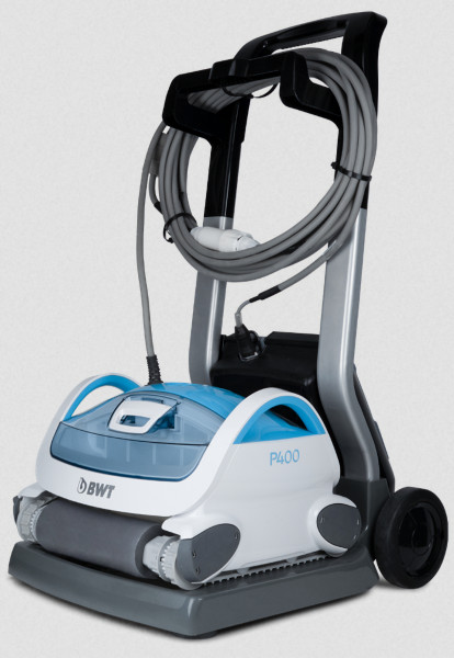 Poolroboter mit Caddy P400 BWT