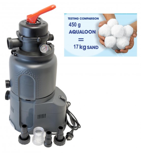 Sandfilteranlage Azuro® 2 m³ mit Aqualoon 450 g