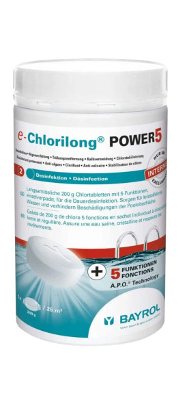 Bayrol Chlorilong Power 5 - 1,25 kg Dose