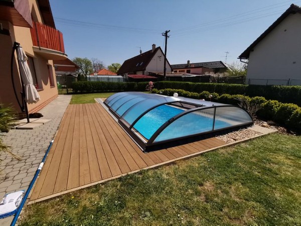 Schiebehalle Marlos Compact anthrazit 3,30 x 6,42 x 0,72 m