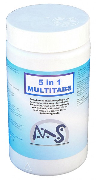 Multifunktions-Chlor 5 in 1 / 1 kg Dose