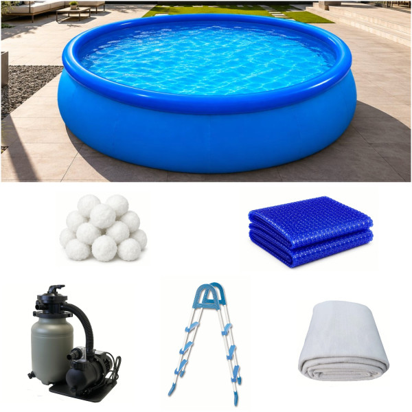 Quick Up Pool 4,57 x 1,07 m STARTER-SET