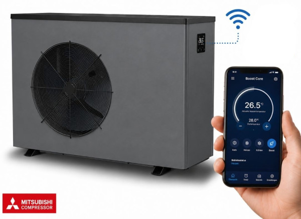 Wärmepumpe Azuro CP-120 12 kW Full Inverter mit WiFi