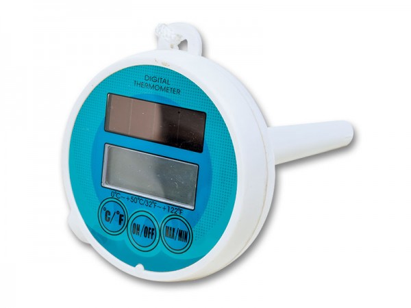 Digitales Thermometer mit Solar