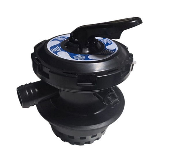 6-Wege-Top-Mount-Ventil mit 38 mm Schlauchstutzen inkl. Klemmring u Dichtung