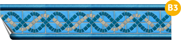 Poolaufkleber Bordüre B3